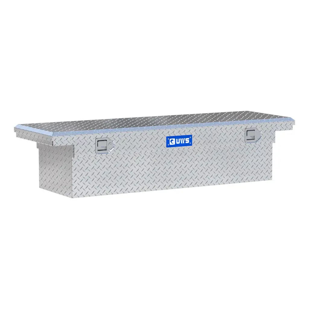Bright Aluminum 63" Crossover Truck Tool Box with Low Profile (Heavy Packaging)