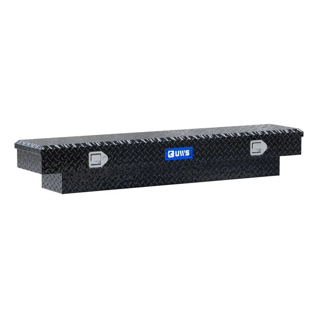 Gloss Black Aluminum 63" Slim-Line Crossover Truck Tool Box (Heavy Packaging)