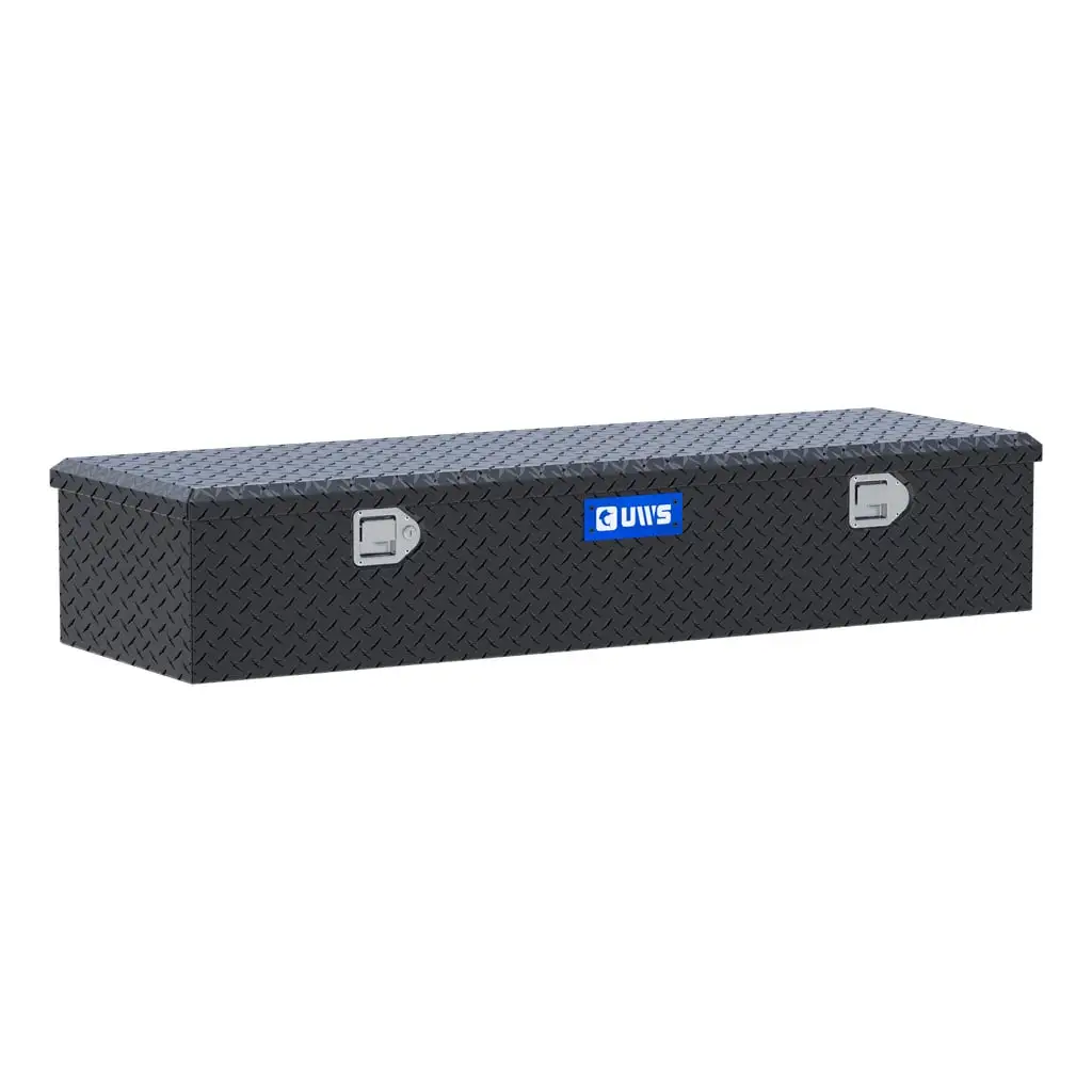 Matte Black Aluminum 58" 5th Wheel Truck Tool Box (Heavy Packaging)