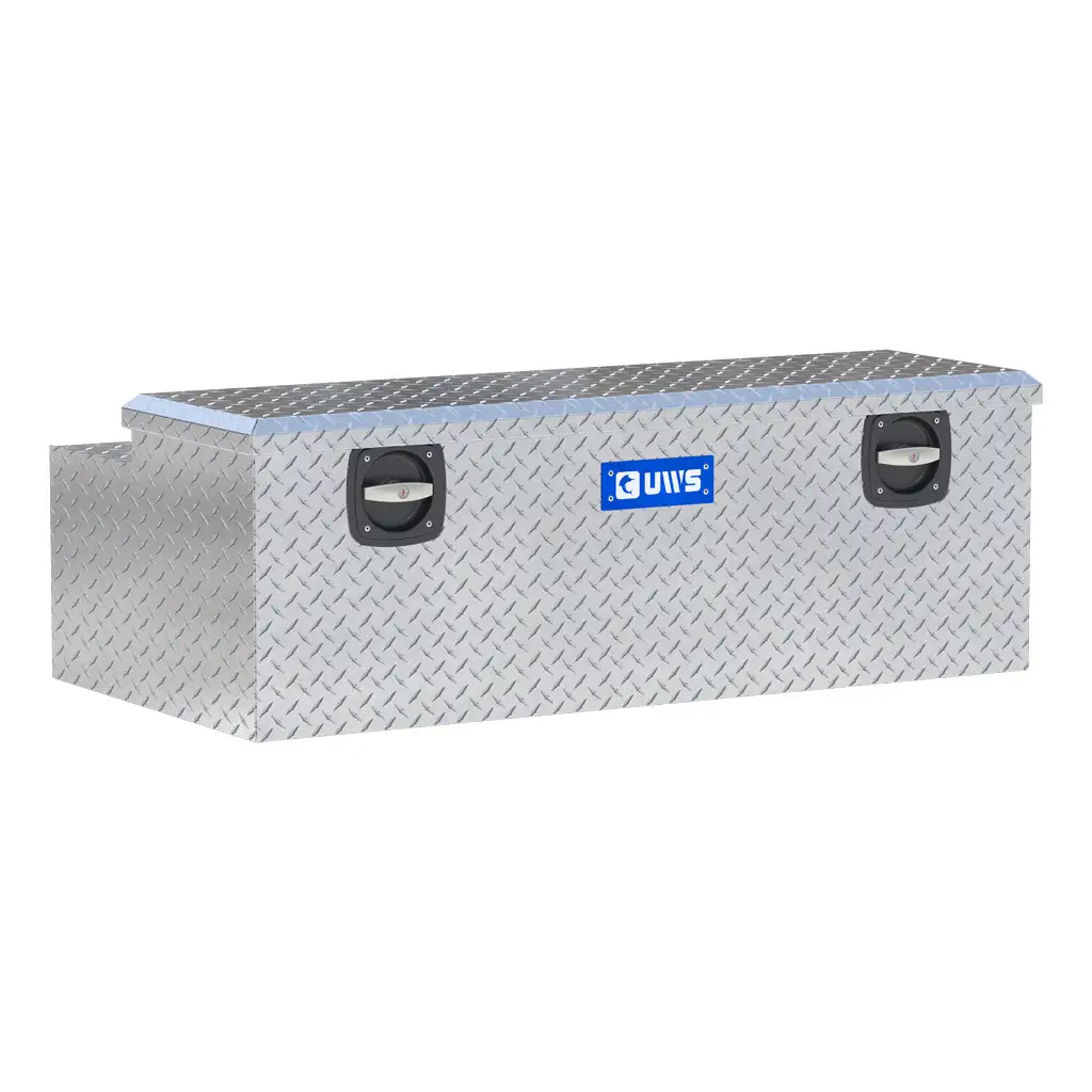 Bright Aluminum Secure Lock 48" Under Tonneau Chest Box (Heavy Packaging)