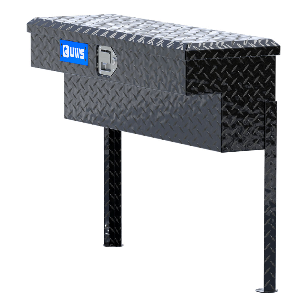 Gloss Black Aluminum 36" Truck Side Tool Box (Heavy Packaging)