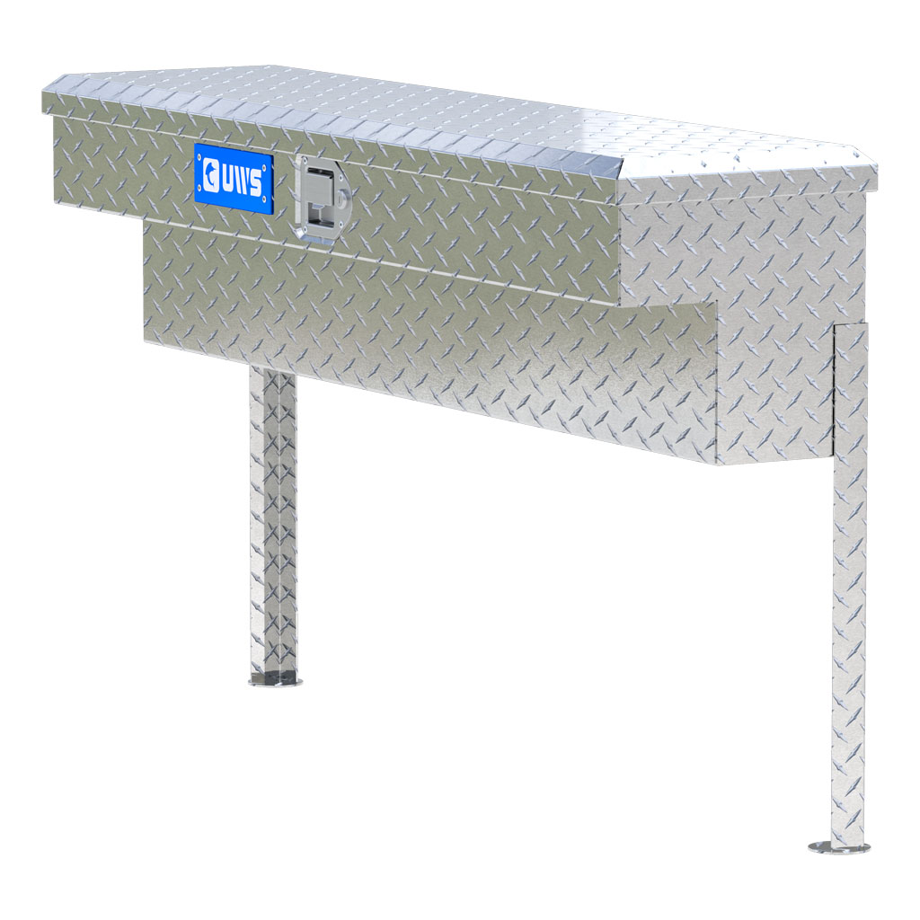 Bright Aluminum 48" Truck Side Tool Box (Heavy Packaging)