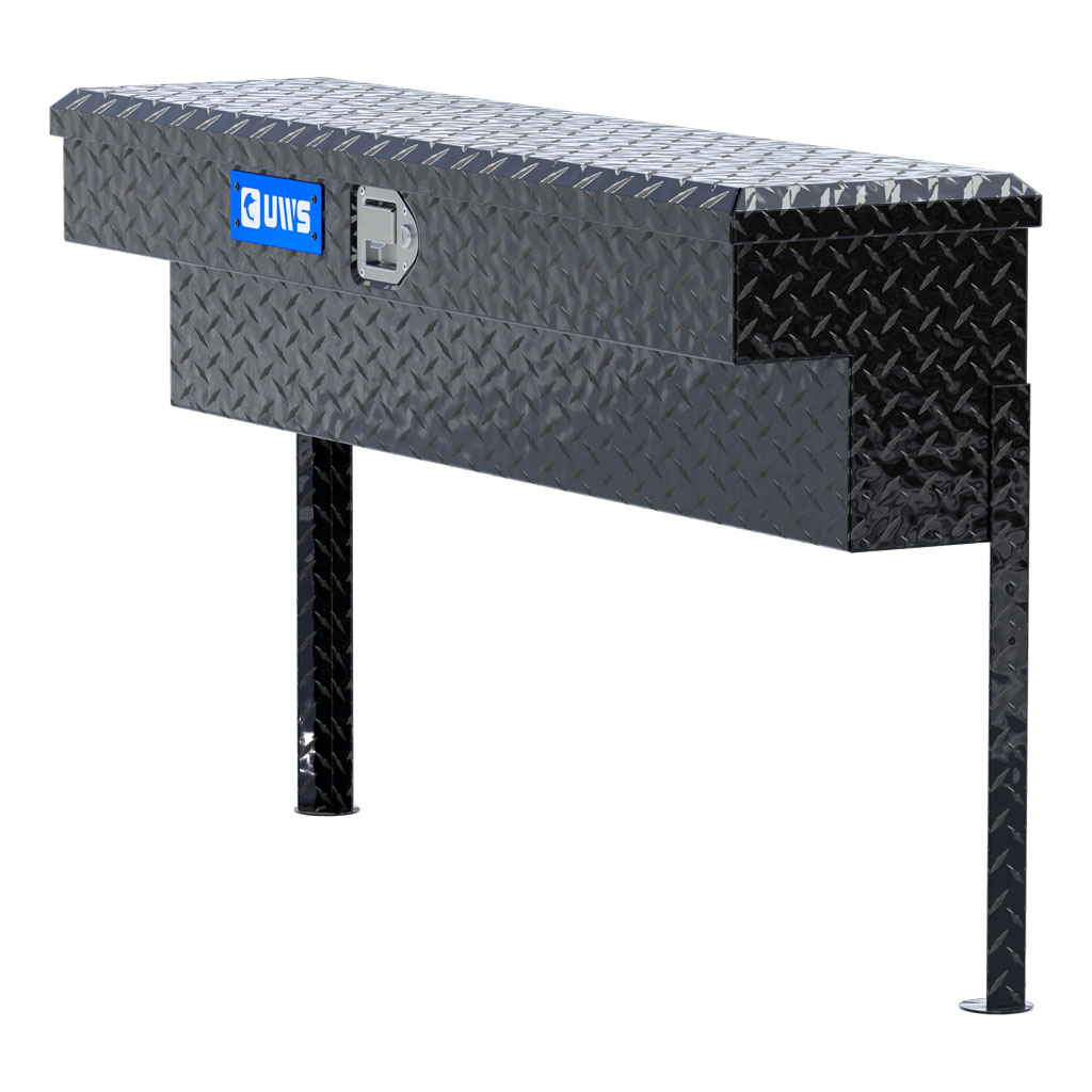 Gloss Black Aluminum 48" Truck Side Tool Box (Heavy Packaging)