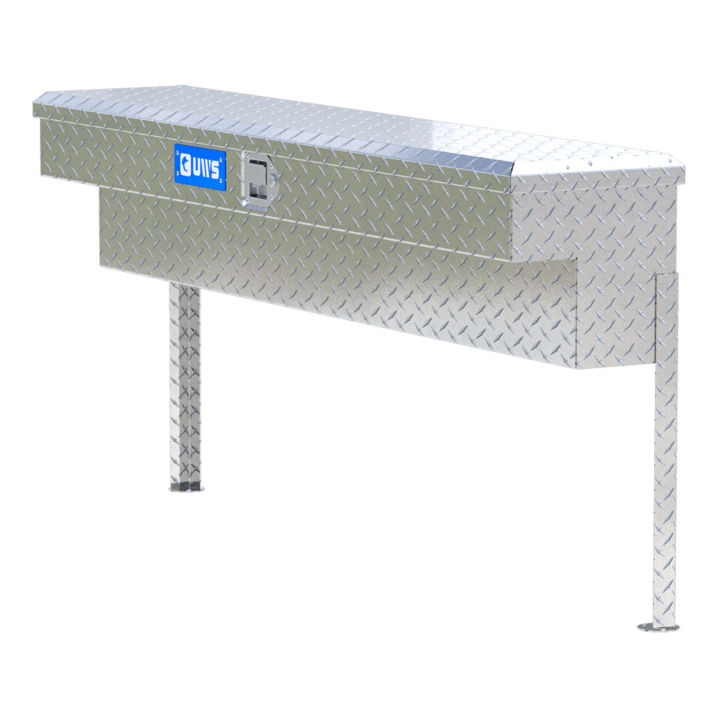 Bright Aluminum 60" Truck Side Tool Box (Heavy Packaging)