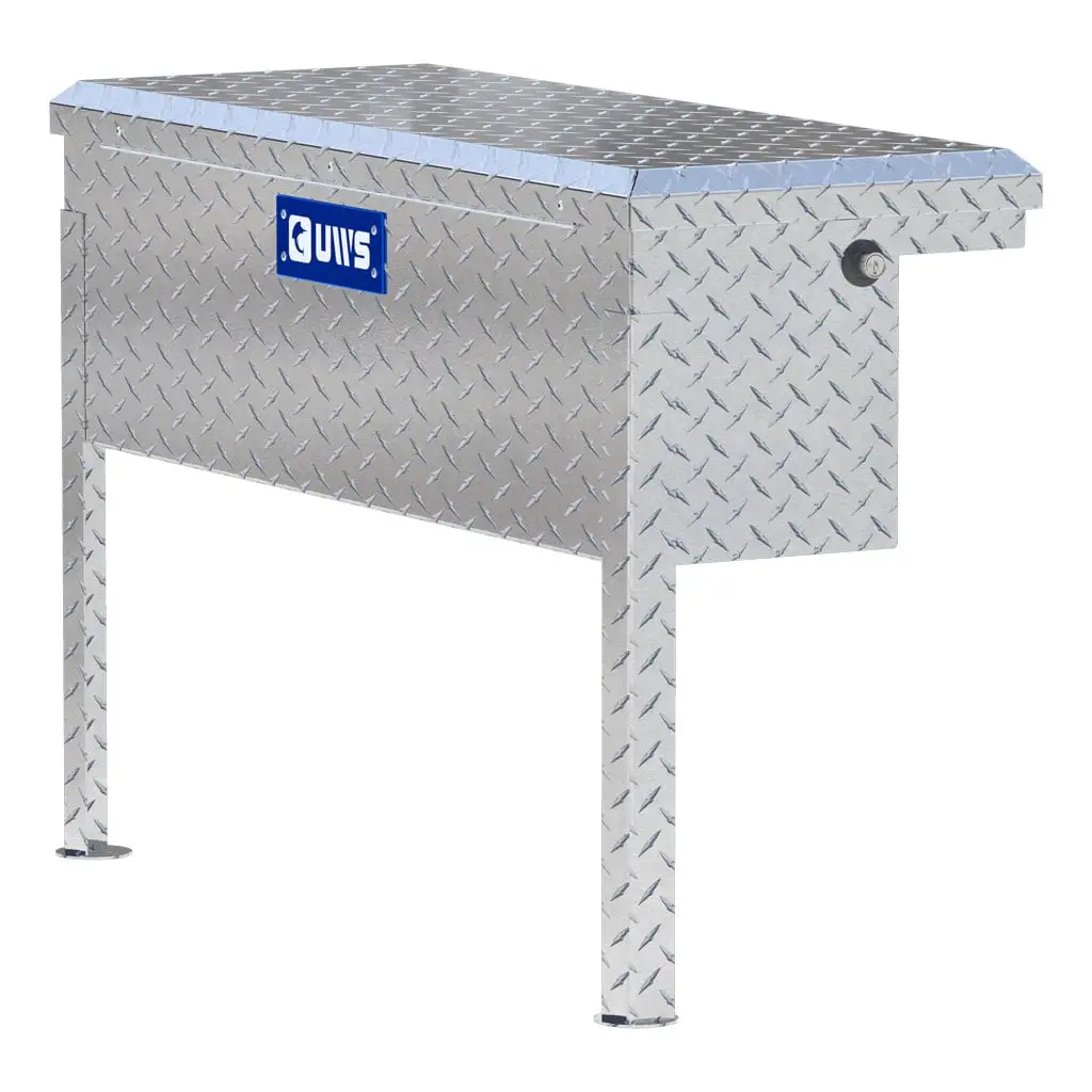 Bright Aluminum 36" Truck Side Tool Box with Low Profile (Heavy Packaging)