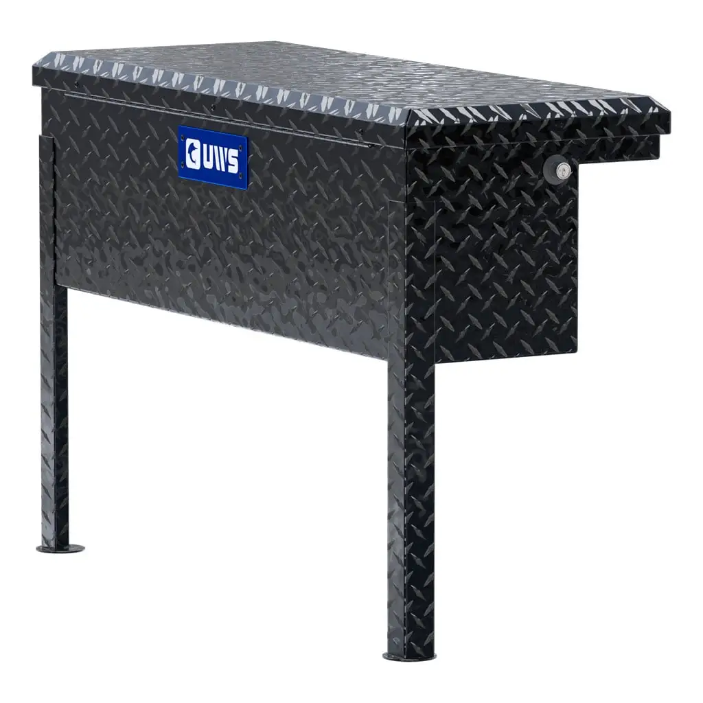 Gloss Black Aluminum 36" Truck Side Tool Box with Low Profile (Heavy Packaging)