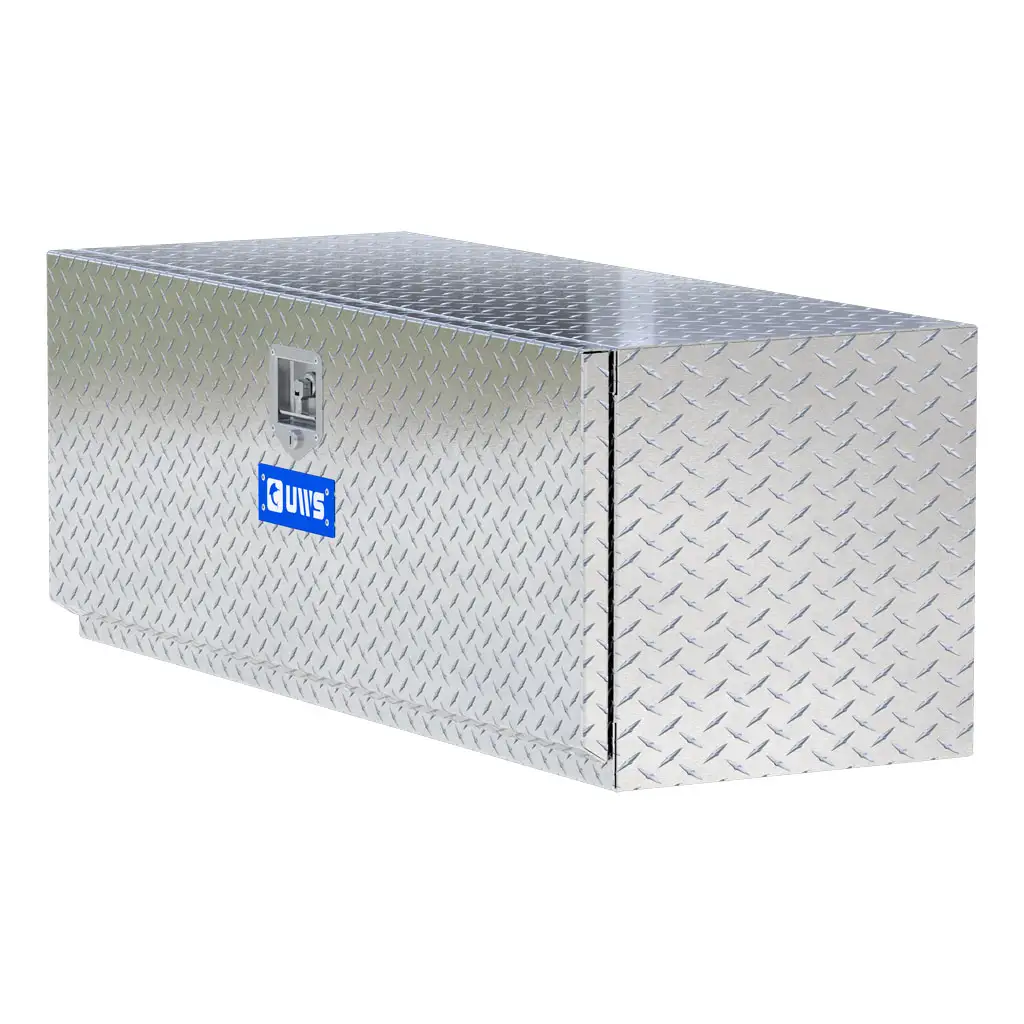 Bright Aluminum 48" Single-Door Underbody Tool Box (Heavy Packaging)