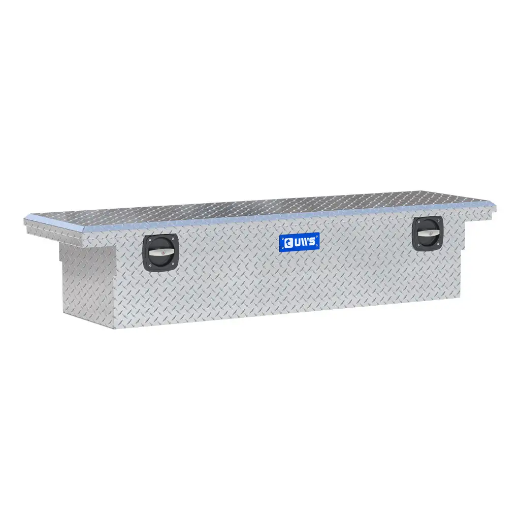 Bright Aluminum 69" Secure Lock Truck Tool Box, Low Profile (LTL Shipping Only)