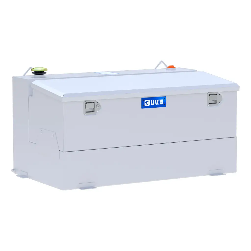 White 75-Gallon Steel-Aluminum Combo Transfer Tank