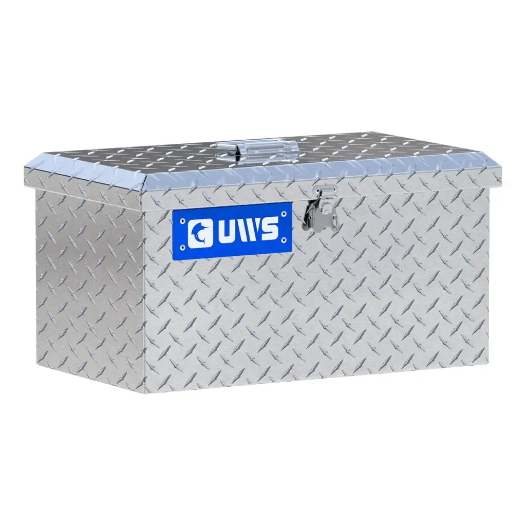 Bright Aluminum Tote Box (LTL Shipping Only)