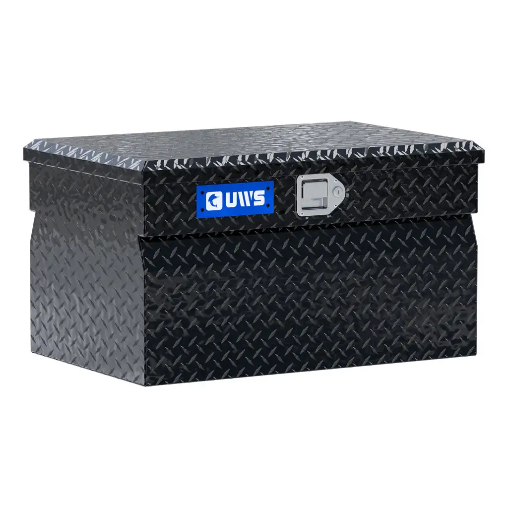 Gloss Black Aluminum 30" Utility Chest Box (LTL Shipping Only)