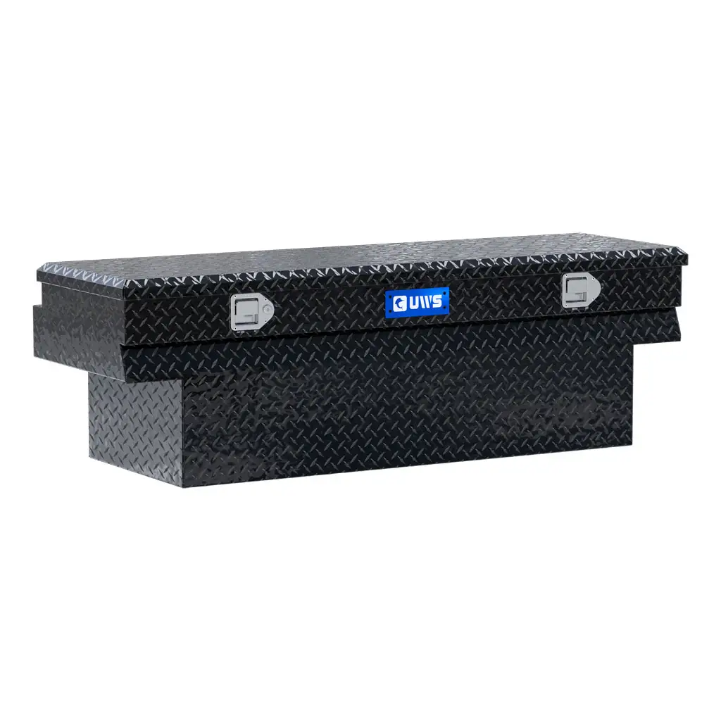 Gloss Black Aluminum 60" Notched Utility Chest Box (LTL Shipping Only)