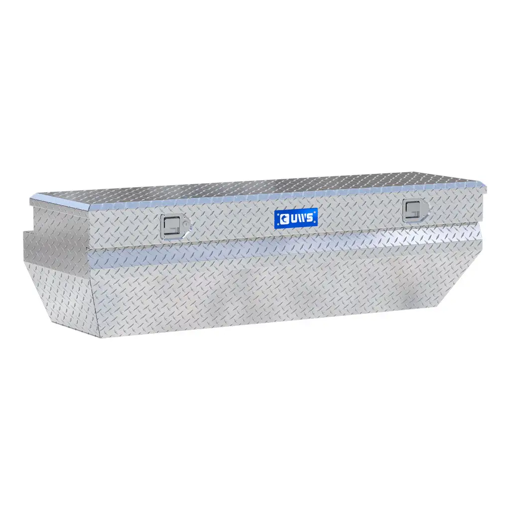 Bright Aluminum 62" Wedged Angled Utility Chest Box (LTL Shipping Only)
