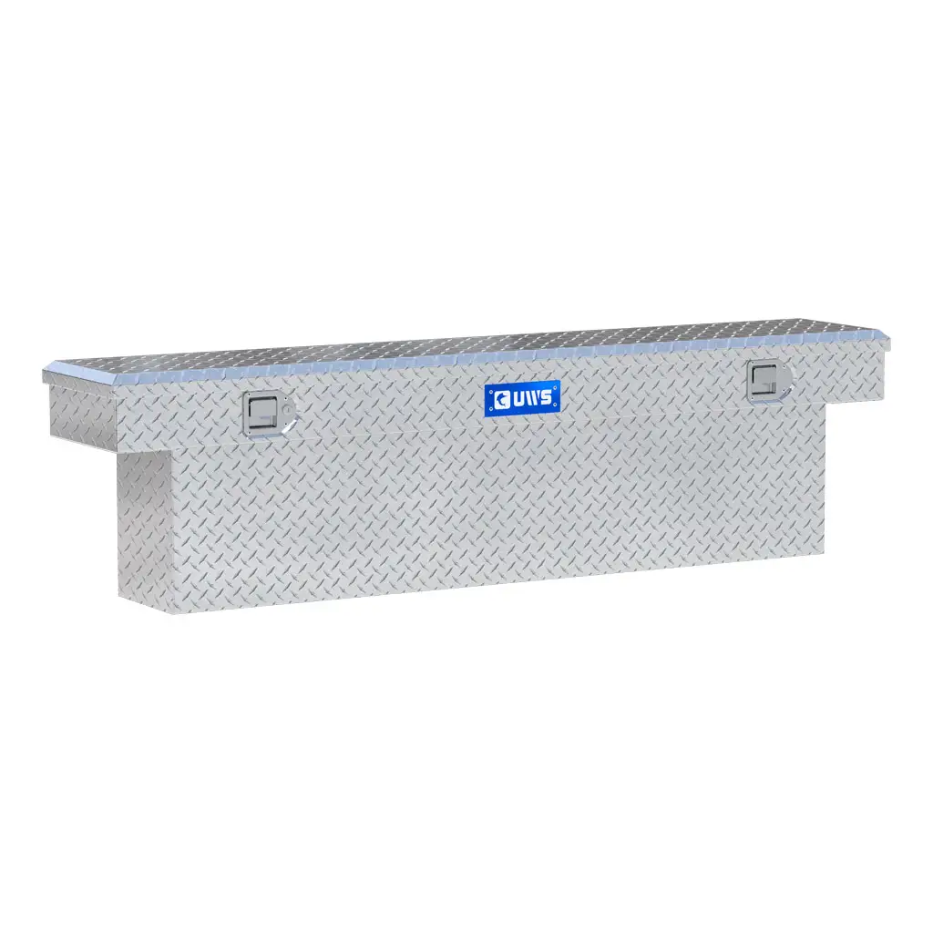 Bright Aluminum 69" Deep Slim-Line Crossover Truck Tool Box (LTL Shipping Only)