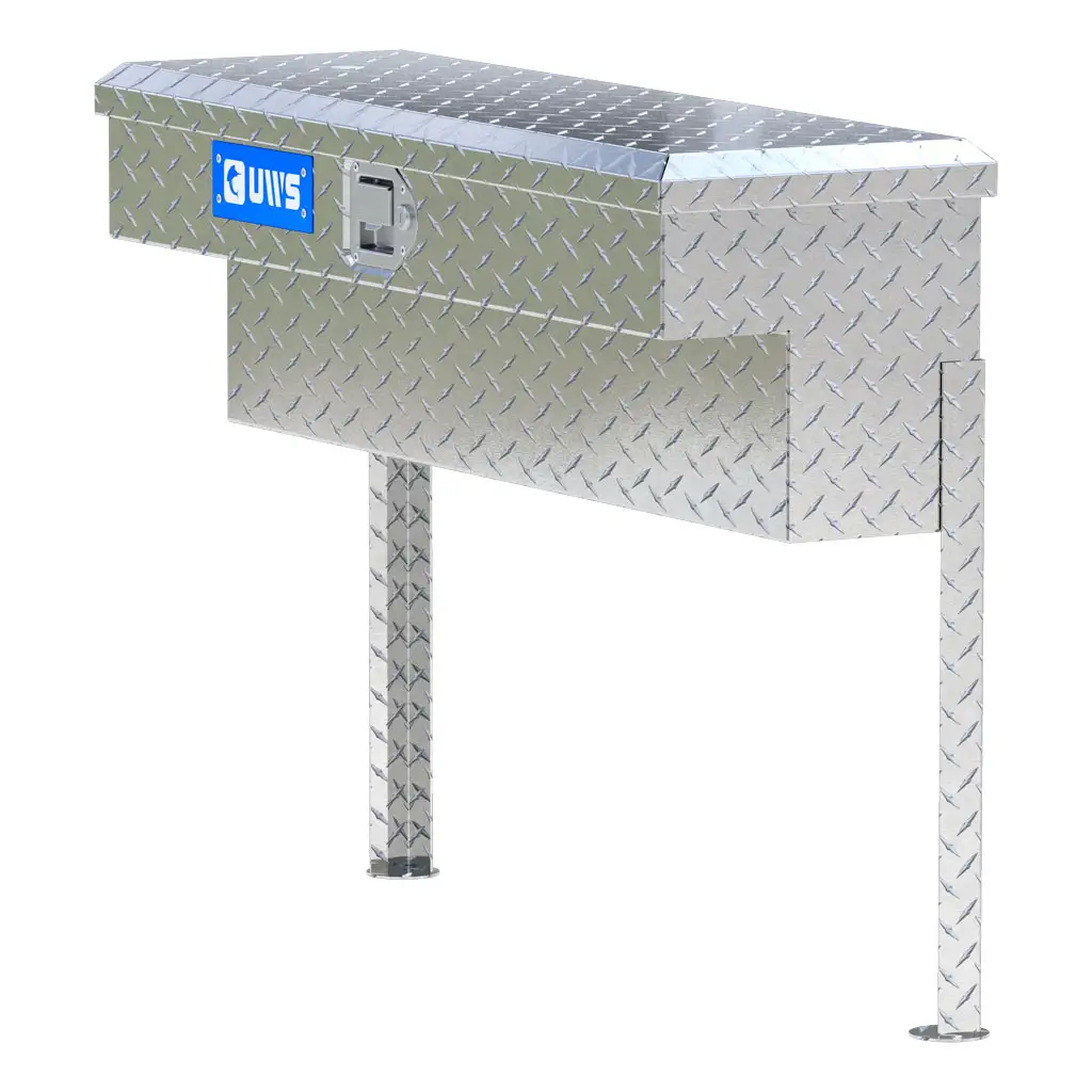 Bright Aluminum 36" Truck Side Tool Box (LTL Shipping Only)