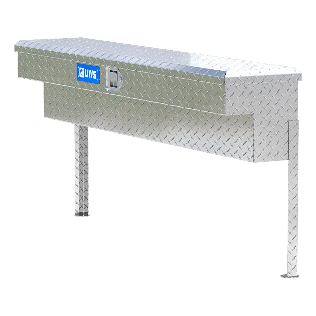 Bright Aluminum 60" Truck Side Tool Box (LTL Shipping Only)