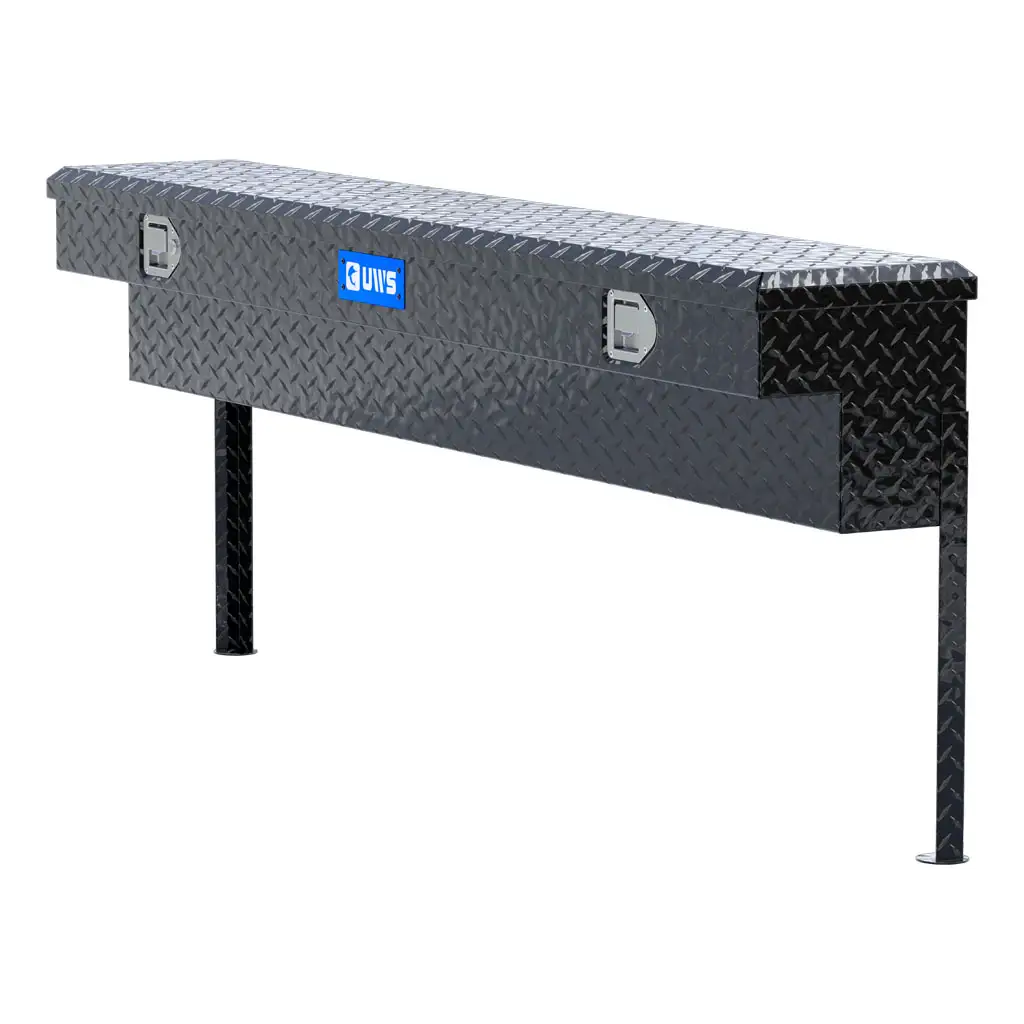 Gloss Black Aluminum 72" Truck Side Tool Box (LTL Shipping Only)