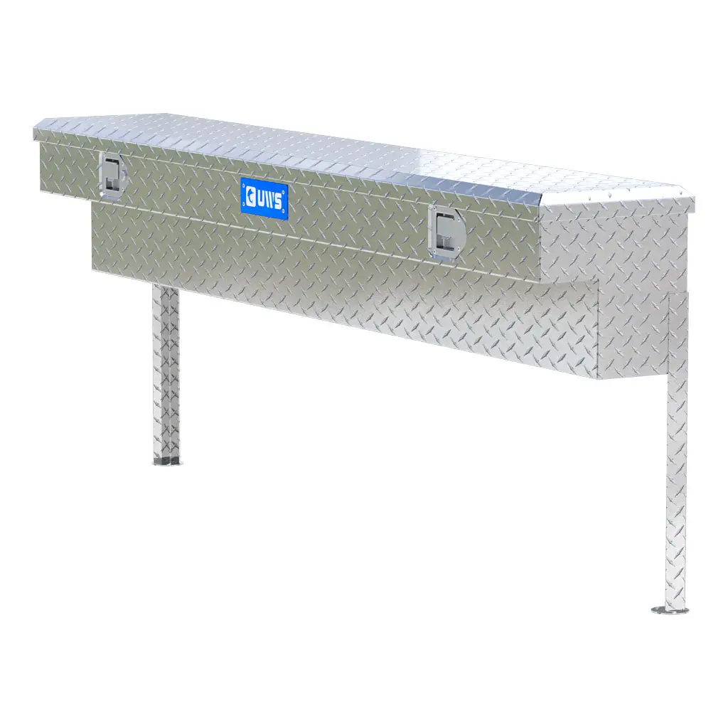 Bright Aluminum 72" Truck Side Tool Box (LTL Shipping Only)