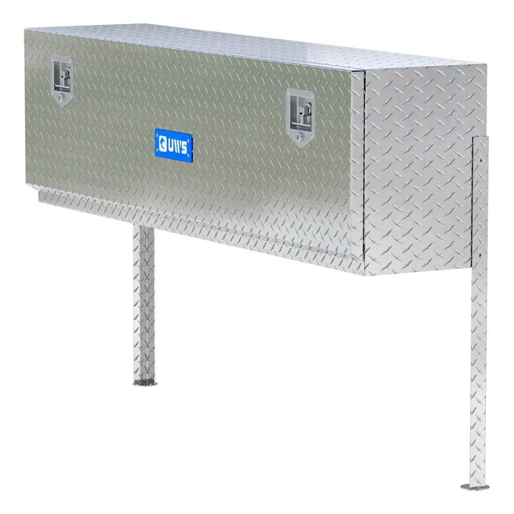 Bright Aluminum 60" Single-Door Topside Truck Tool Box (LTL Shipping Only)