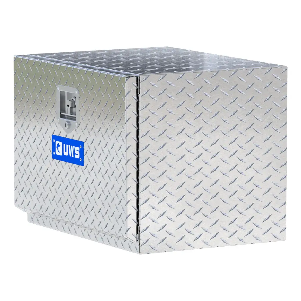 Bright Aluminum 24" Single-Door Underbody Tool Box (LTL Shipping Only)