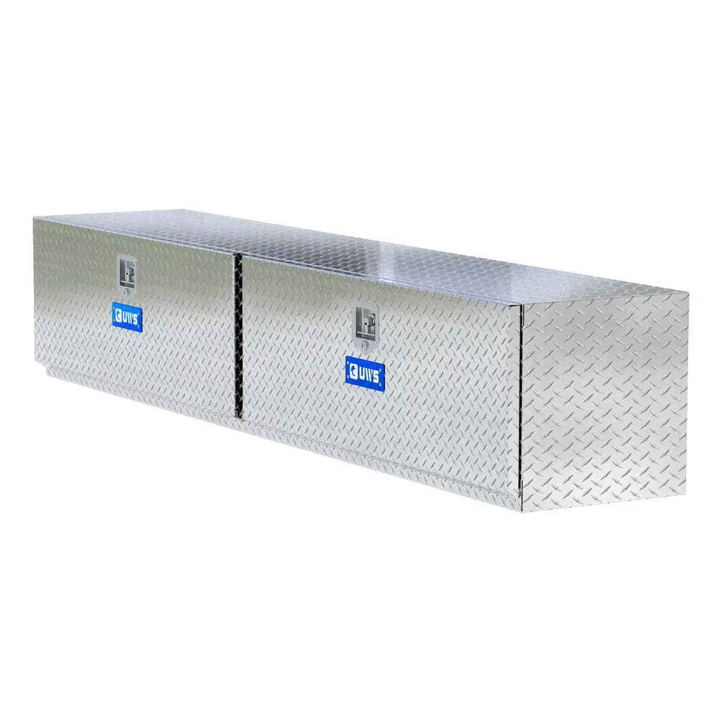 Bright Aluminum 96" Double-Door Underbody Tool Box