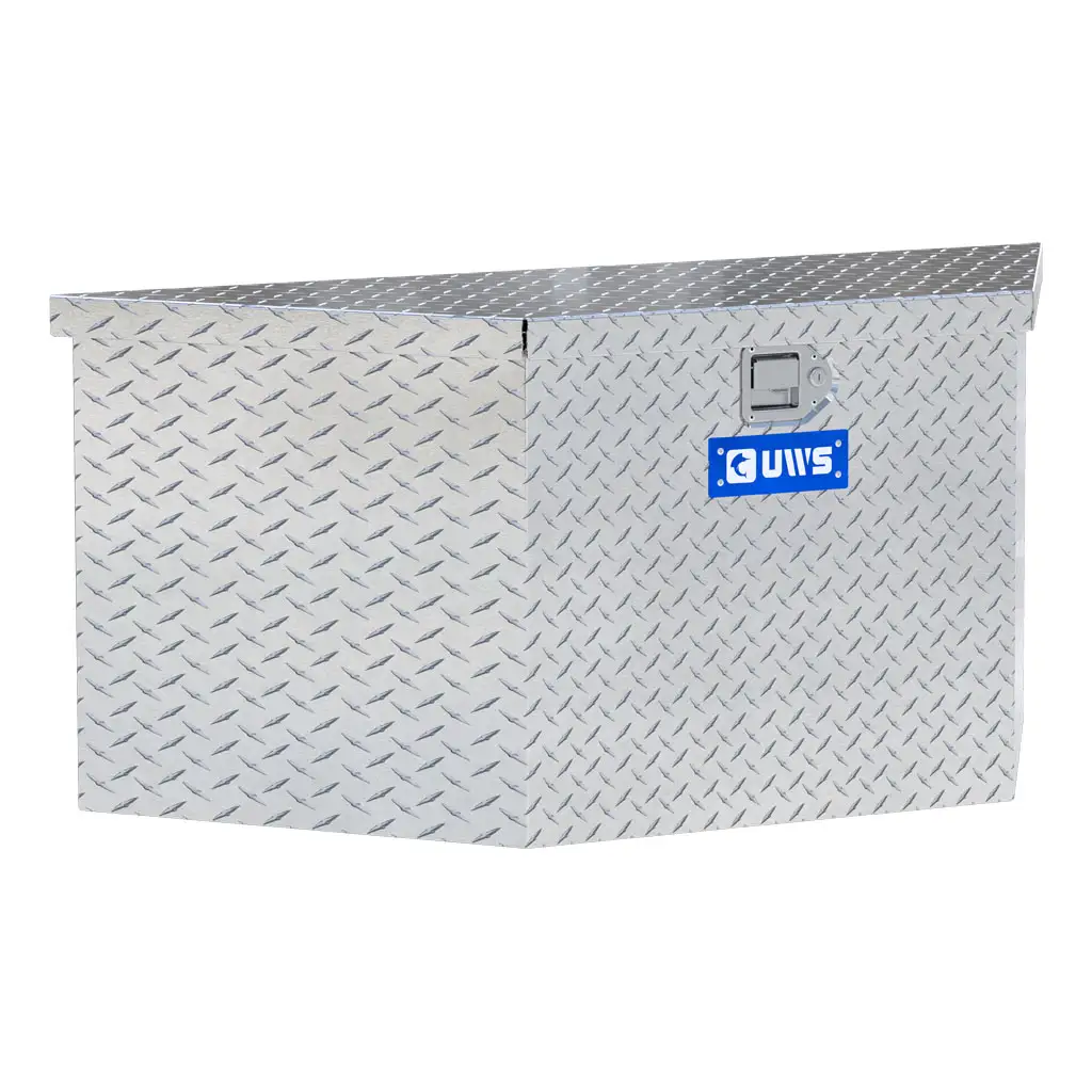 Bright Aluminum 49" Trailer Tongue Box (LTL Shipping Only)