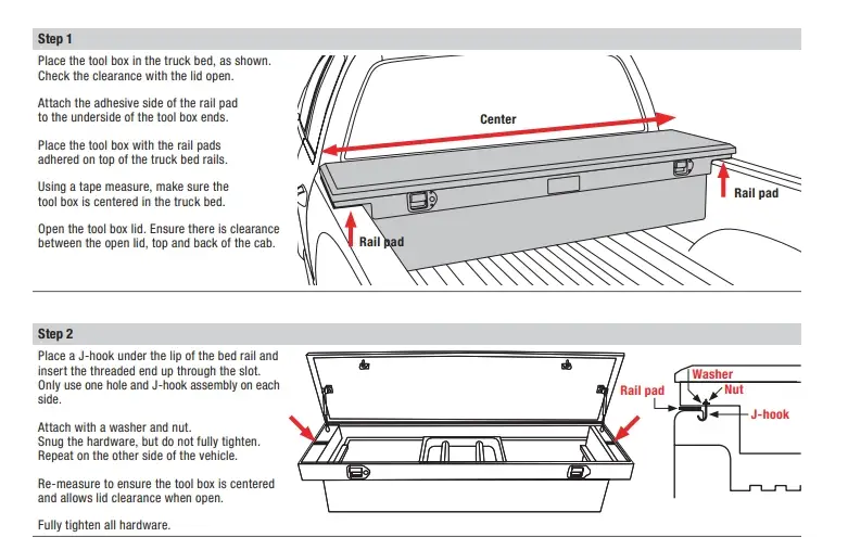How to install chevy colorado tool box