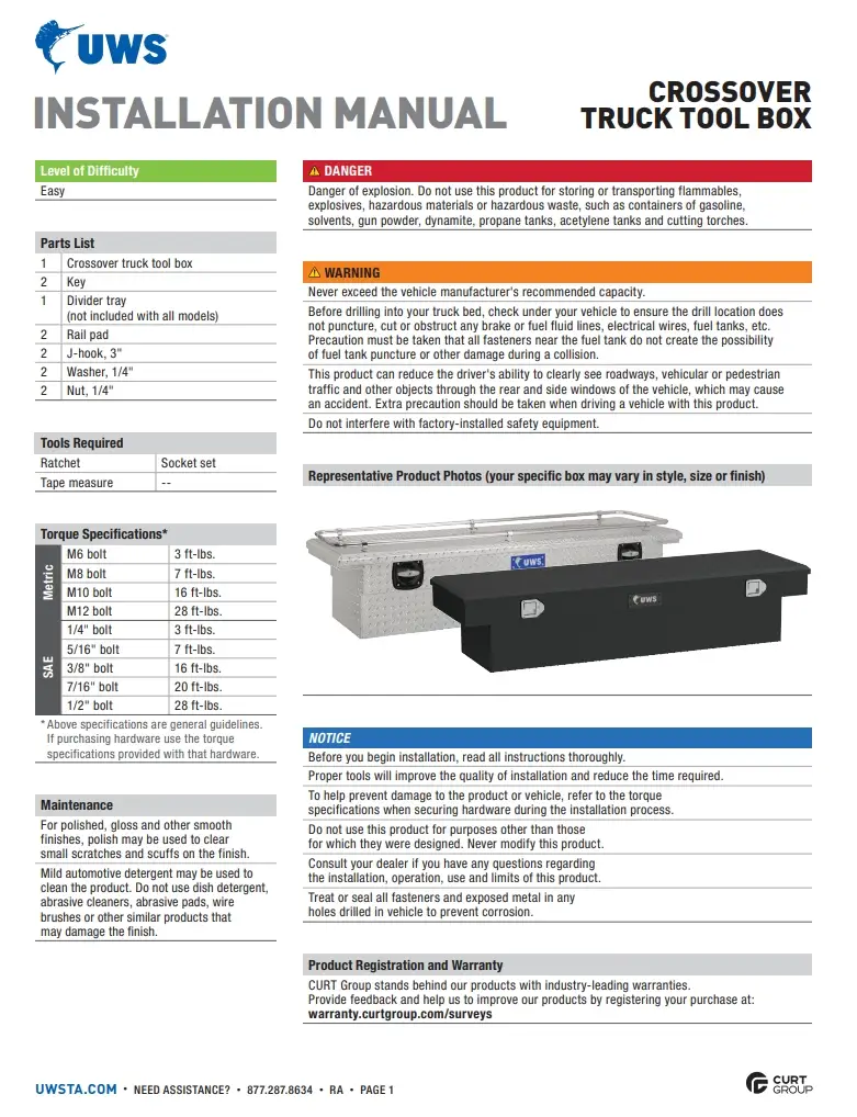 Tool box for a chevy colorado