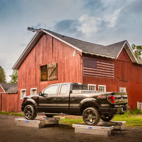 Pickup on Top of Truck Tool Boxes with RigidCore