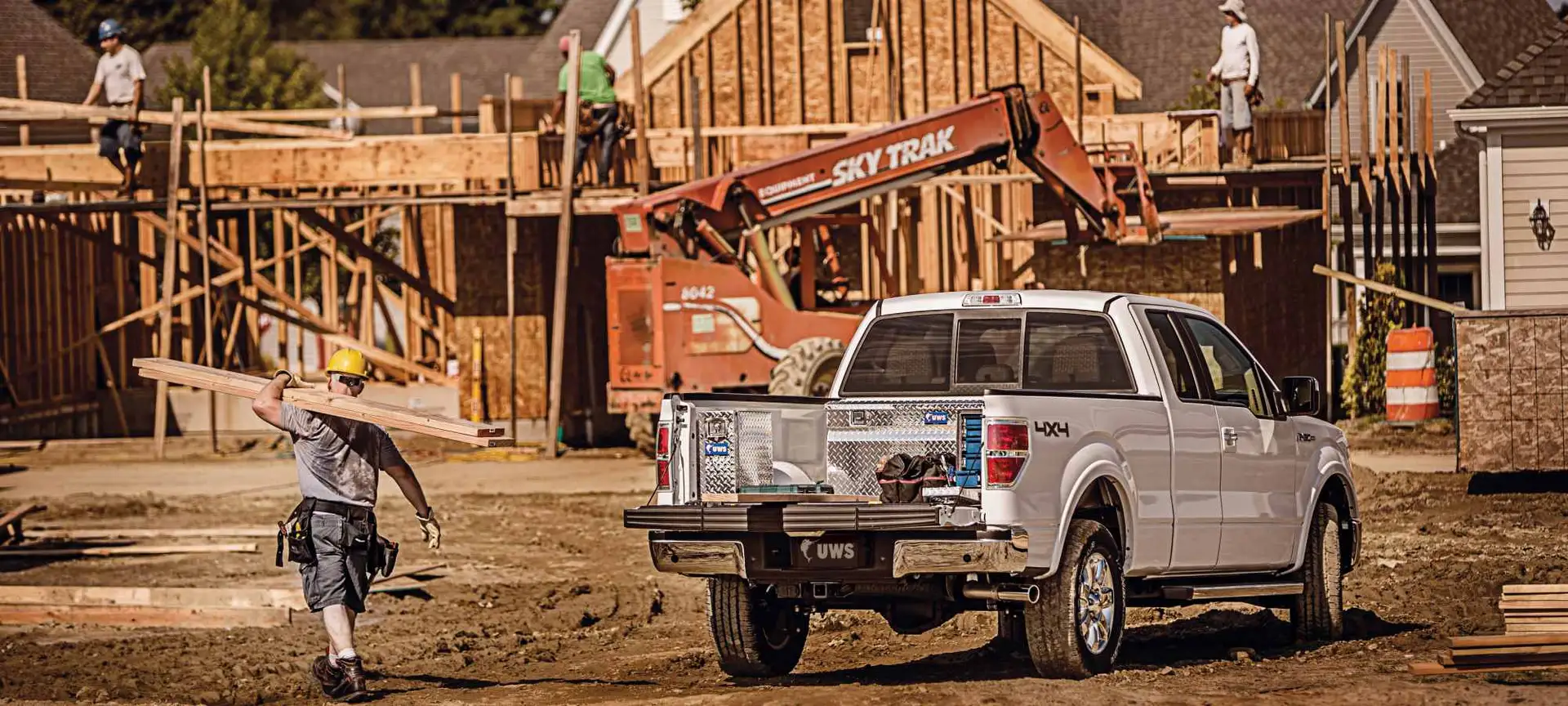 UWS truck tool box for contractors