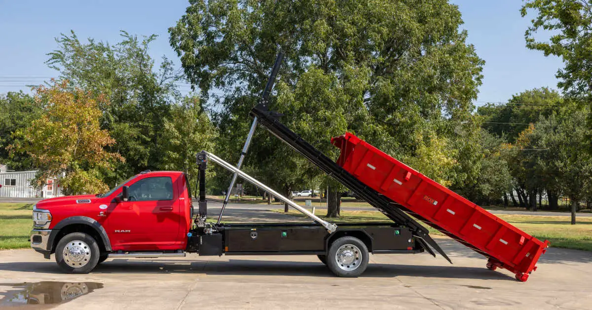 dump bed truck