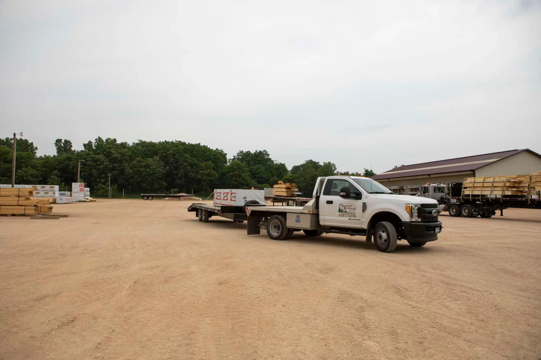 Flat bed truck tool box