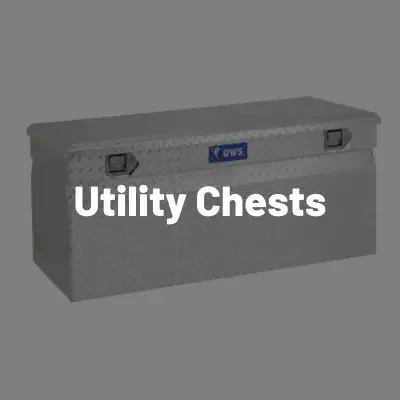 Utility chests for flatbed trucks