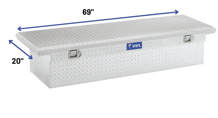 Ford F-250 F-350 Tool Box Size Dimensions