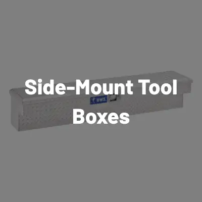 Side-Mount Diamond-Plate Tool Boxes